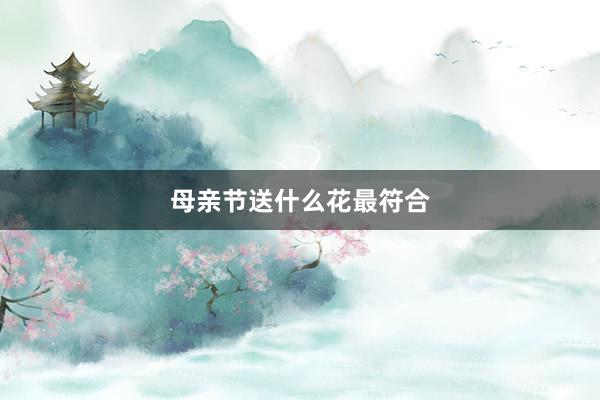 母亲节送什么花最符合